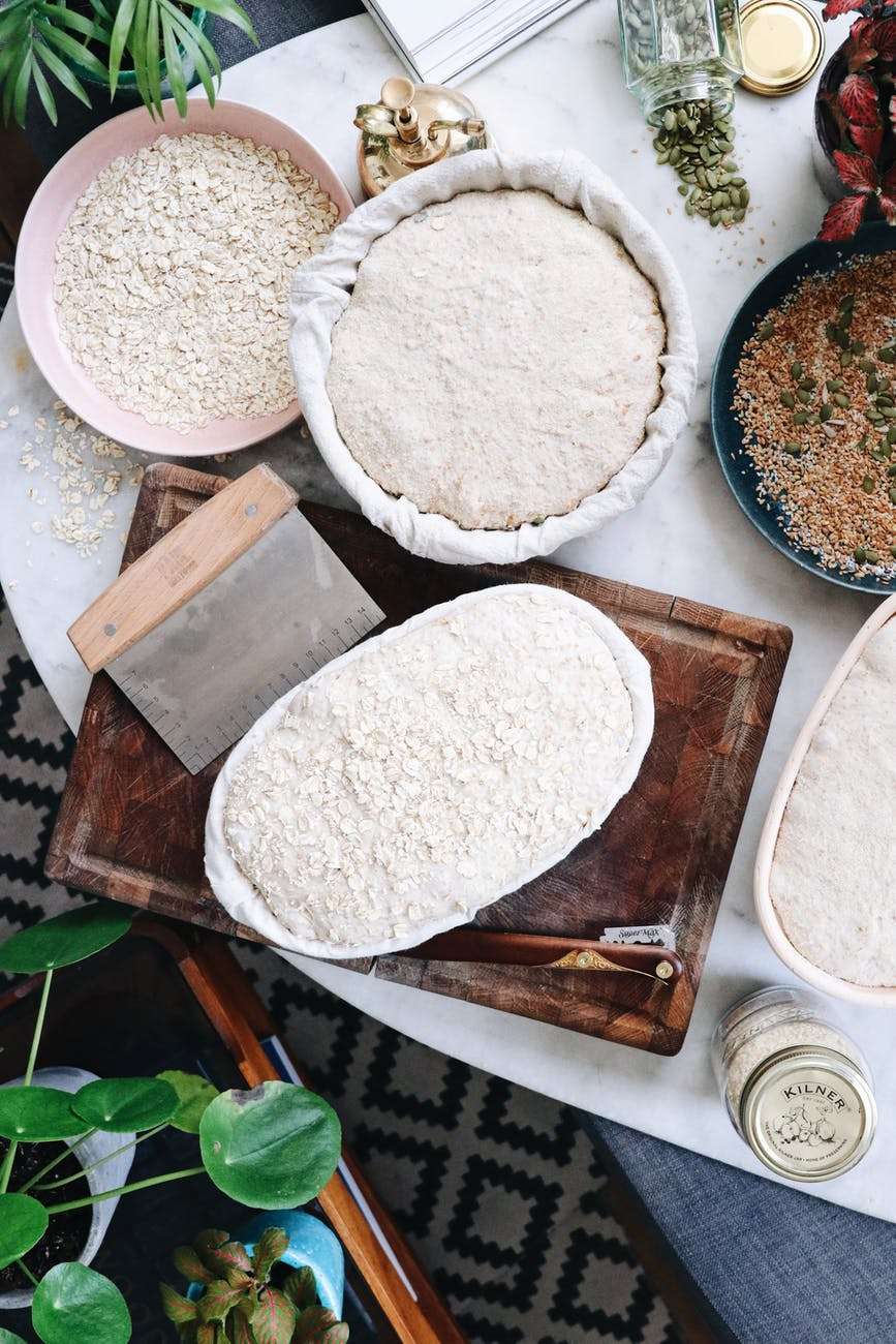 Pane fatto in casa con lievito di birra a lunga lievitazione