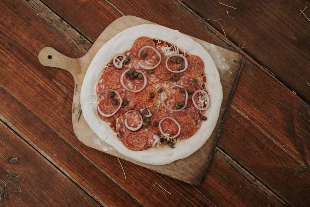 Pizza con le cipolle fatta in casa