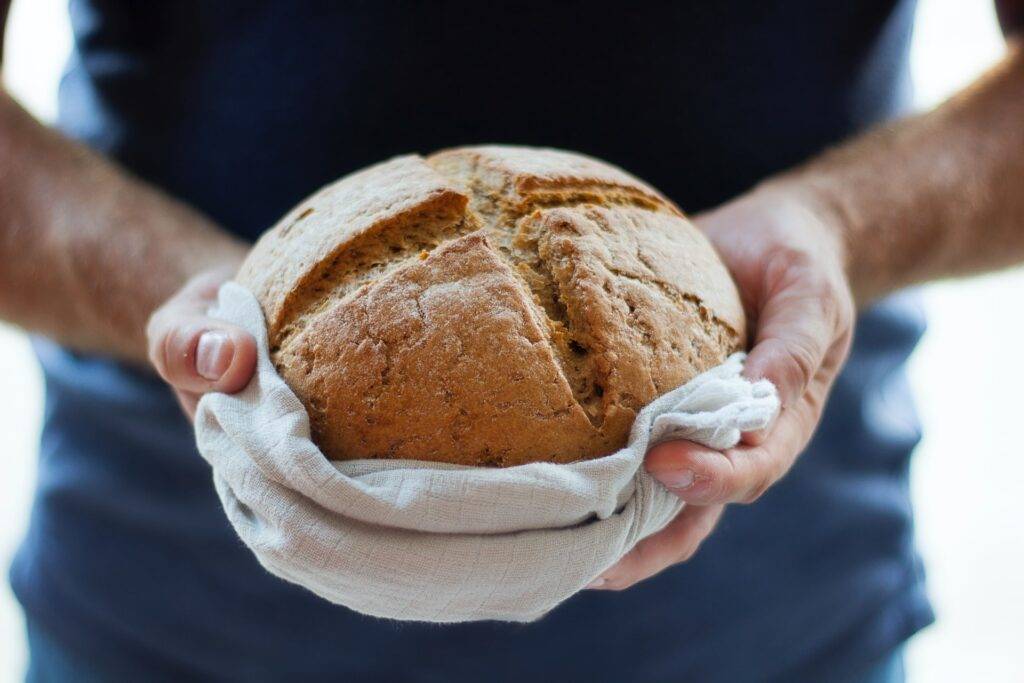 Pane con grano SARACENO e farina di RISO